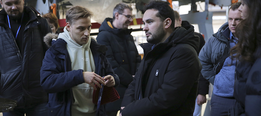  Студенты Высшей школы системного инжиниринга посетили научные лаборатории ГосНИИАС